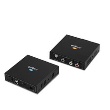 Audio Extender Over CAT5e / CAT6 - Coaxial/Toslink/RCA Stereo, 950ft 290m E...