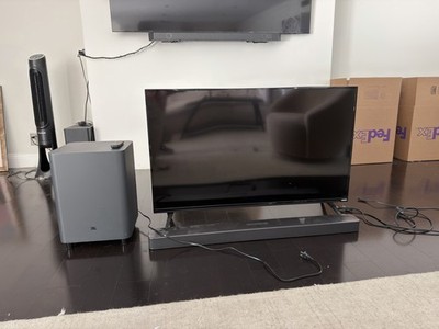 Vizio TV With JBL Soundbar & Sub (Plus Power Cables)