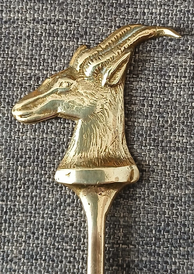 Vintage Brass Decorative Spoon. - Image 3 of 4