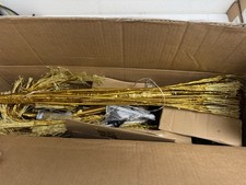 BTMWAY 3-Piece Pre-Lit Christmas Tree Set 6/5/4 ft Warm LED Indoor Outdoor