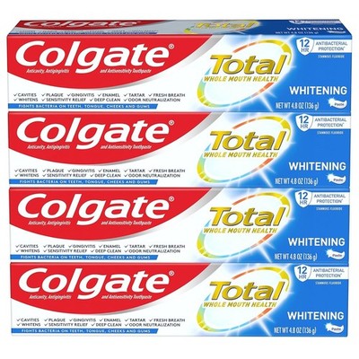 Pasta Dental Blanqueadora Previene Manchas Protección 12 horas Colgate Whitening
