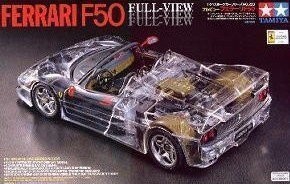 Tamiya 1/24 Ferrari F50 Full View Sports Car Model Kit 24223 Used