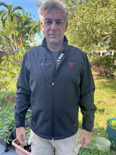 Tesla Motors Employee / Worker Black Full Zip Shell Jacket Coat Men’s Large L - Picture 14 of 17