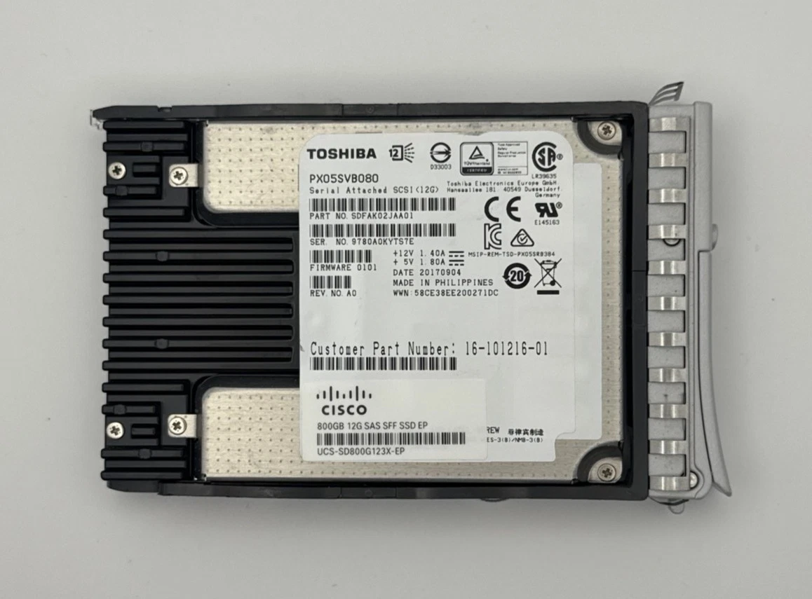Toshiba SAS Solid-State Drives 2.5 in Form Factor for sale | eBay