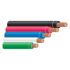  6 AWG THHN Stranded Electrical Wire Black Red
