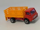 Vintage 1975 Matchbox Superfast No.71 Red Cattle Truck Diecast Lesney