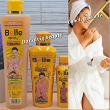 Belle Vie Curcuma Lightening Exfoliating Shower Gel  Lotion 475ml  Oil700ml