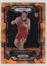 2023-24 Panini Prizm Orange Ice Prizm Tristan Vukcevic #126 19cx