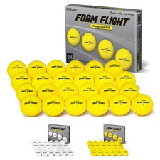 GoSports Foam Flight Practice Golf Balls 24 Pack - Yellow 24 Pack,