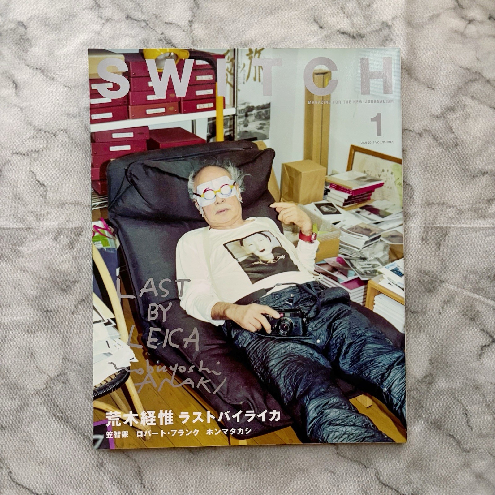 Switch vol.35 Nobuyoshi Araki Special Feature Anime Music Culture Magazine Japan