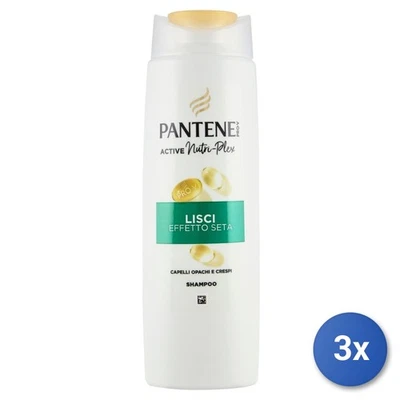 3X Pantene Shampoo 250 Ml. Lisses Soie - Photo 1/3