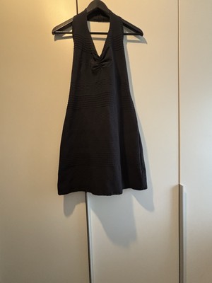Neckholder Kleid Damen Stretch 42 44 46 Rückenfrei Lässig Sommer Meer Urlaub Eng