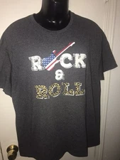 Delta Apparel Pro Weight ROCK & ROLL Crewneck Unisex XL