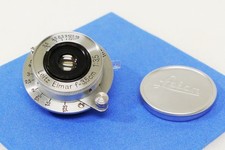 Leica 3.5cm f3.5 Elmar Chrome L39 SM Wide Angle Lens w/Caps f/IIIg/IIIF MINTY