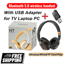 Wireless Bluetooth 5.3 Headphones Noise Cancelling Over-Ear Earphones Headset Uk