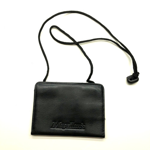 Magellan's Travel ID Pouch Neck Strap Black Unisex Adults Travel