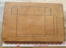 AccuCut Cutting Die # BX391CSJ BOX # 15 Crease ~ Super Jumbo Size