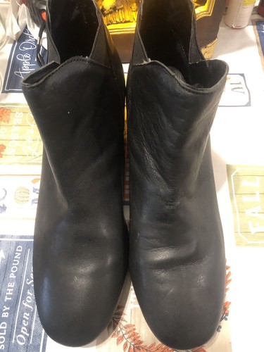 Adam Tucker Woman By Me Too Size 9.5 Ankle Boots Black 9.5 - Picture 10 of 10