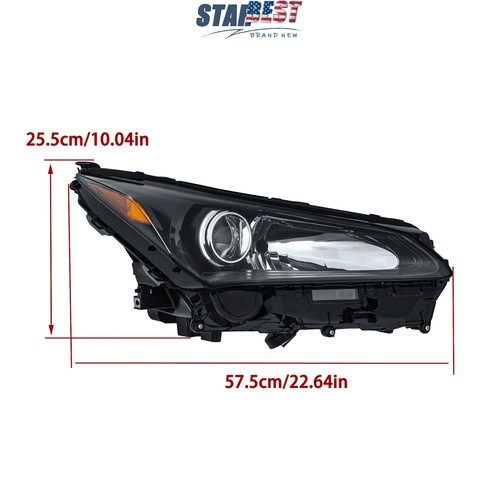 Faro delantero derecho para Lexus NX200t 2015-2016 17 con paquete deportivo LED + halógeno - Imagen 9 de 13