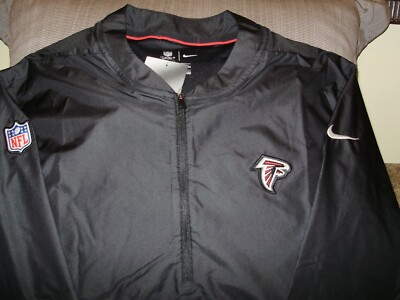 NFL Atlanta Falcons Nike Dri-Fit Repel Lockdown 1/2 Golf Jacket Men's Medium