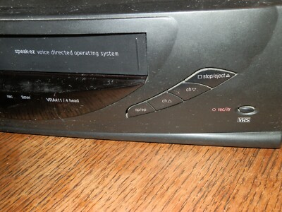 Zenith VRA411 Speak-Ez VCR VHS Player Video Recorder, Working, Has