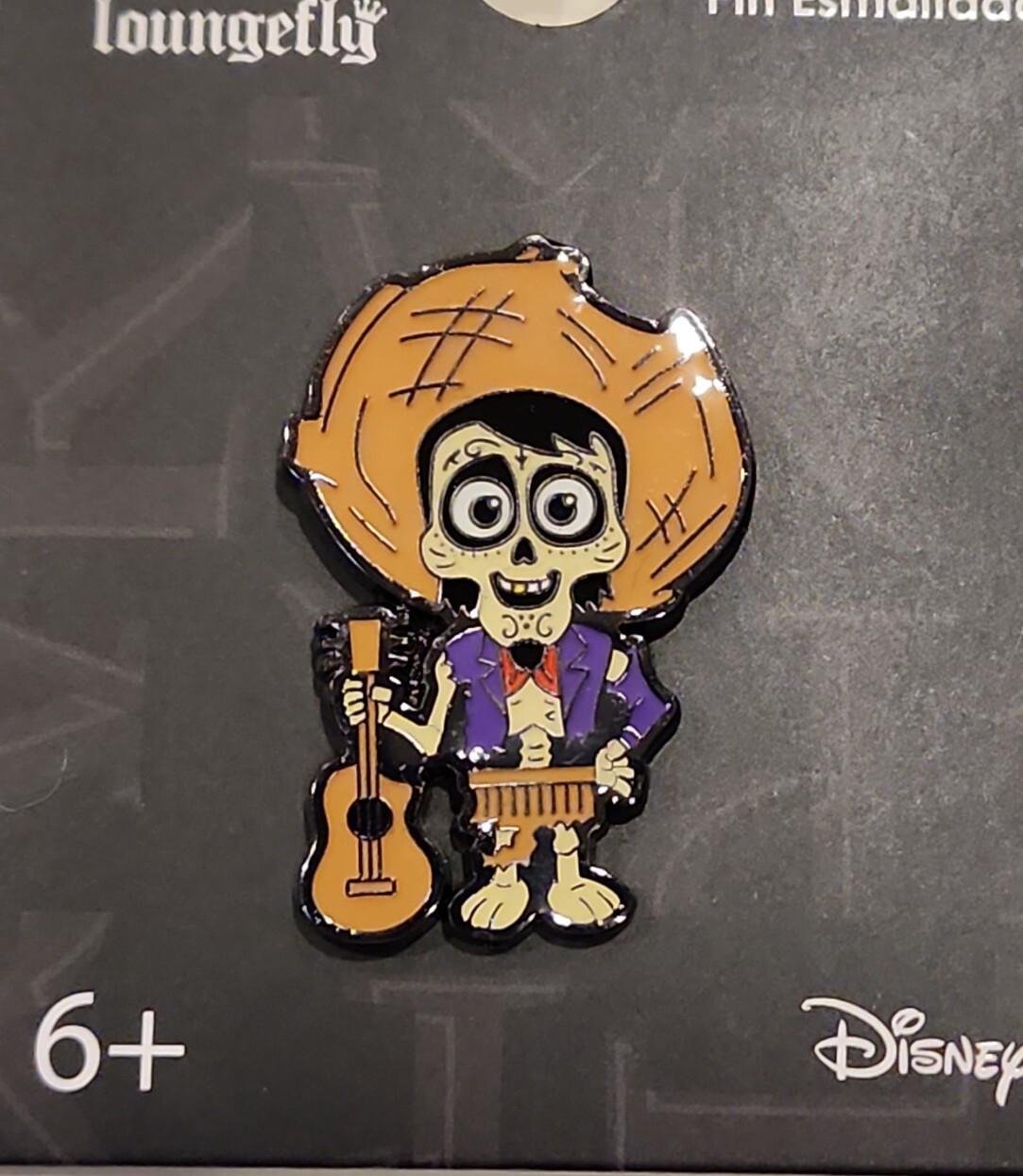 Loungefly Disney Pixar Coco Hector Guitar Enamel Pin NEW
