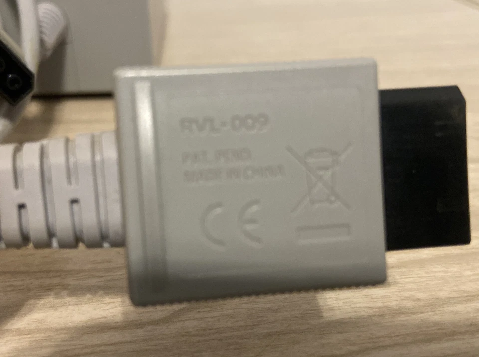 Original Nintendo Wii Power Cord AC Adapter & AV Cable RVL-002 RVL-009 - Image 3 of 4