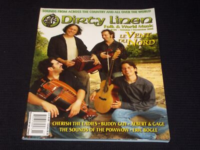 2005 OCTOBER DIRTY LINEN MAGAZINE - LE VENT DU NORD FRONT COVER - E 3651