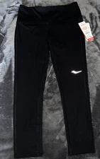 Medium Saucony Women Fortify Crop Black SAW800362-BK