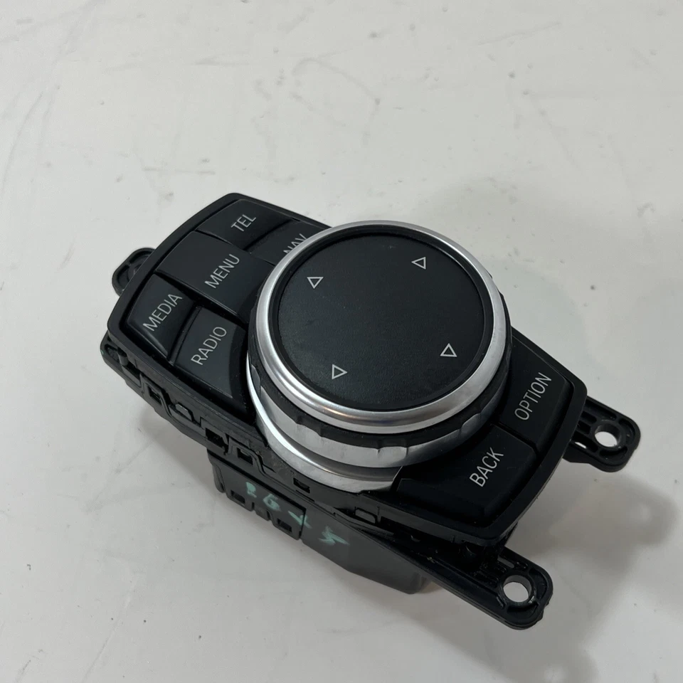 BMW X5 2016 consola central audio radio control interruptor perilla 9350723 OEM Foto 2 de 4