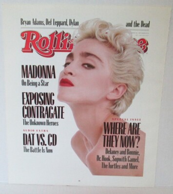 JIMI HENDRIX / MADONNA ROLLING STONE COVER 11.5