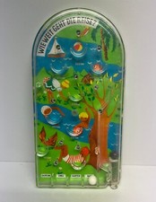 Tischflipper Kugelspiel Wie weit geht die Reise Progresswerk Nürnberg antik