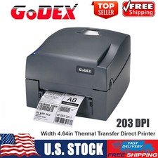 GODEX G500U USB Thermal Transfer Label Barcode Printer 203dpi Print Barcode