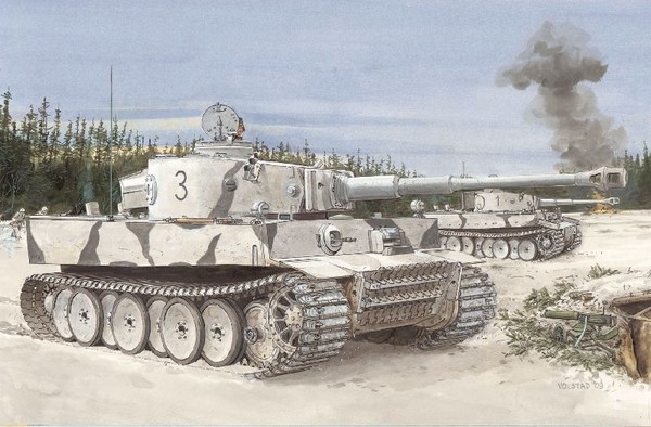 Tiger I Anfangsproduktion Panzer 1:35 Plastik Modellbausatz Dragon Models-image