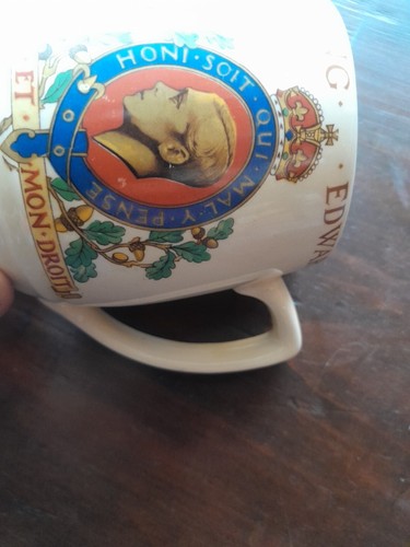 King Edward VIII Coronation Mug May 1937 vintage Royal made England - Picture 6 of 15