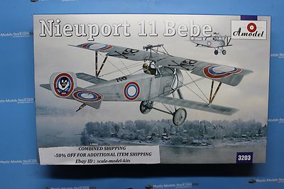 Nieuport 11 Scout Bebe French Fighter WWI, scale model kit 1/32