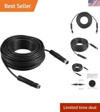 Shockproof 20m 4PIN Extension Cable for Backup Cameras in Trucks and Campers