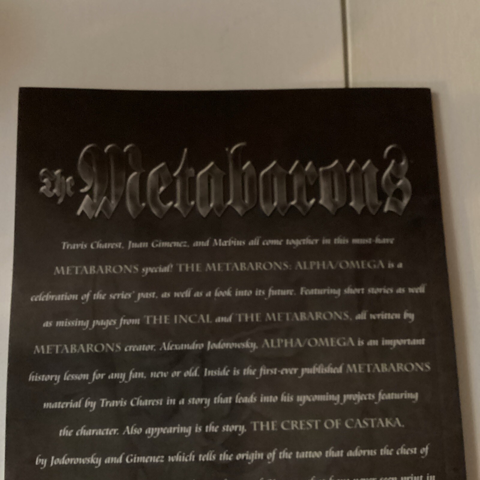 The Metabarons: Alpha/Omega By Alexandro Jodorowsky Moebius