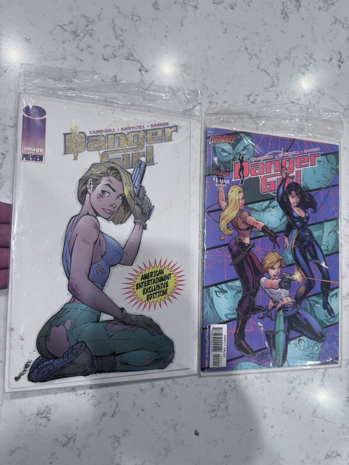 Danger Girl Preview Exclusive Edition / J Scott Campbell + #1 March