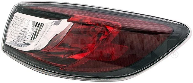 Conjunto de lanterna traseira Dorman 1611647 compatível com 2012 - 2013 Mazda 3 - Imagem 3 de 4