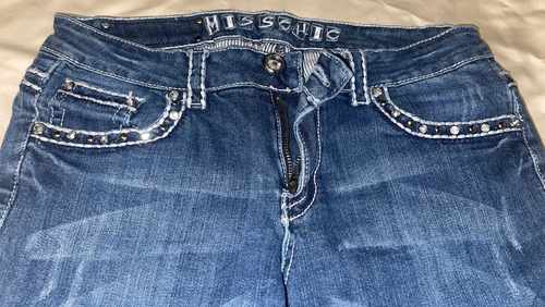 Women's/Junior's Miss Chic Jean's Capri size 11 M363 THICK STITCH RN 131825 - Picture 2 of 8