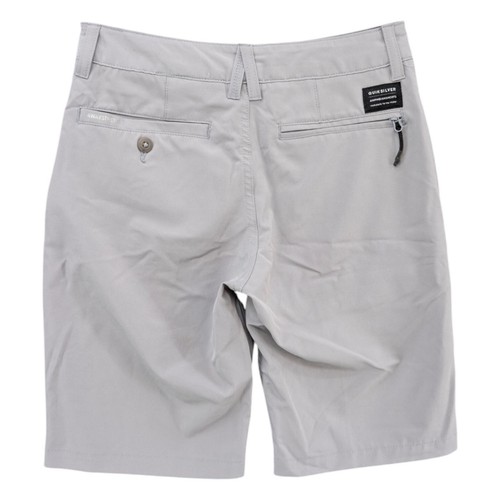 Quiksilver Union Amphibian Shorts Boys Grey Hybrid DryFlight Flat Front 9" Sz 24 - Picture 2 of 13