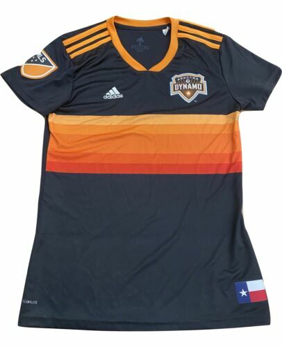 adidas Houston Dynamo Authentic Away Black 2019 Soccer Jersey | eBay
