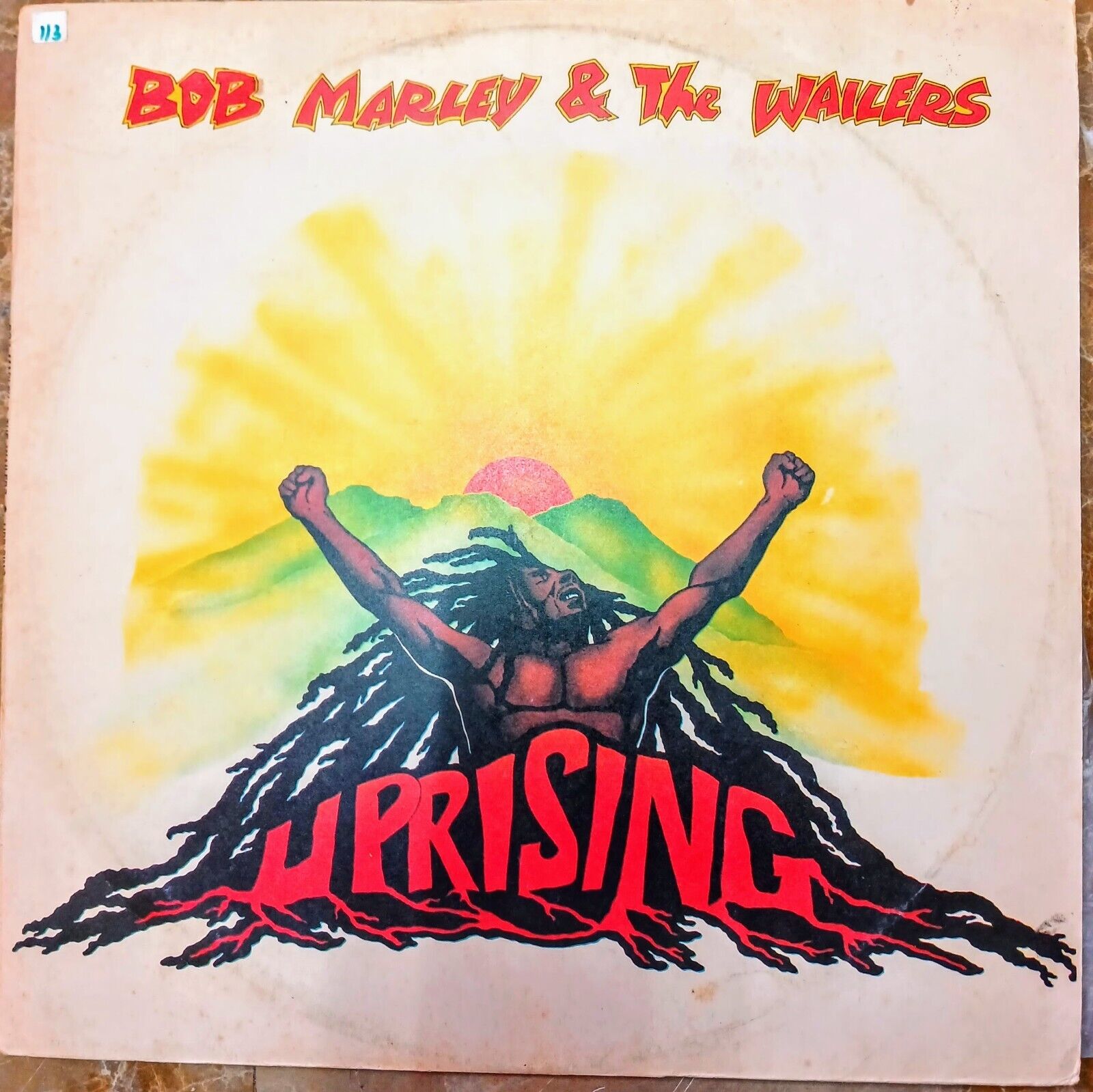 Vinyl Records Lp Bob marley & The Wailers " UPRISING" 1980 "Could You Be Love"