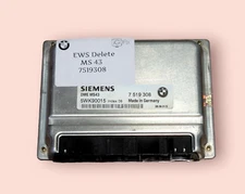 BMW MS43 SIEMENS DME E46 E39 E53 EWS DELETE PLUG  & PLAY WHOLE UNIT