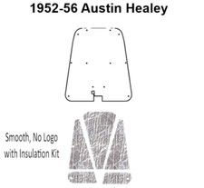 1952 1956 Austin Healey Acoustihood Under Hood Cover Smooth No Logo
