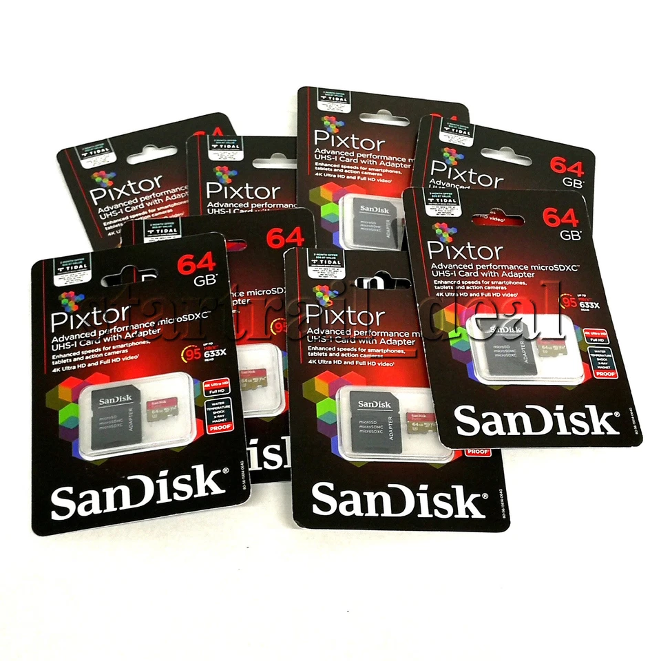 SanDisk Pixtor Advanced 64GB microSDXC Memory Card UHS-I V30 U3 Class 10 - Image 4 of 4