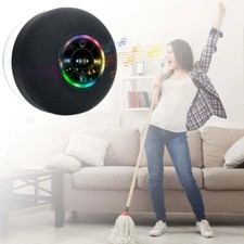 Bluetooth Wireless Shower Speaker for Bathroom LED Light Portable w/ Suction Cup