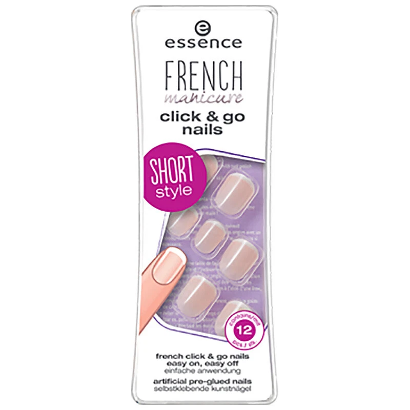 French Manicure Click & Go Nails (Kurz) essence Girls Only! (752838)