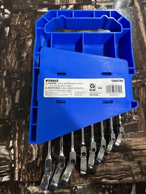KOBALT 2884740 SAE Flex Box End Ratcheting & Open End Combo Wrench